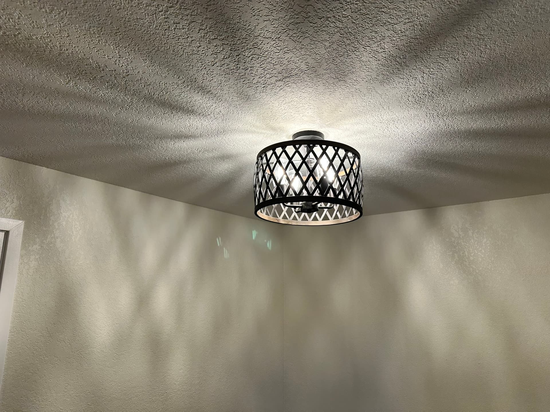 Recessed LED lighting installation in Tacoma living room