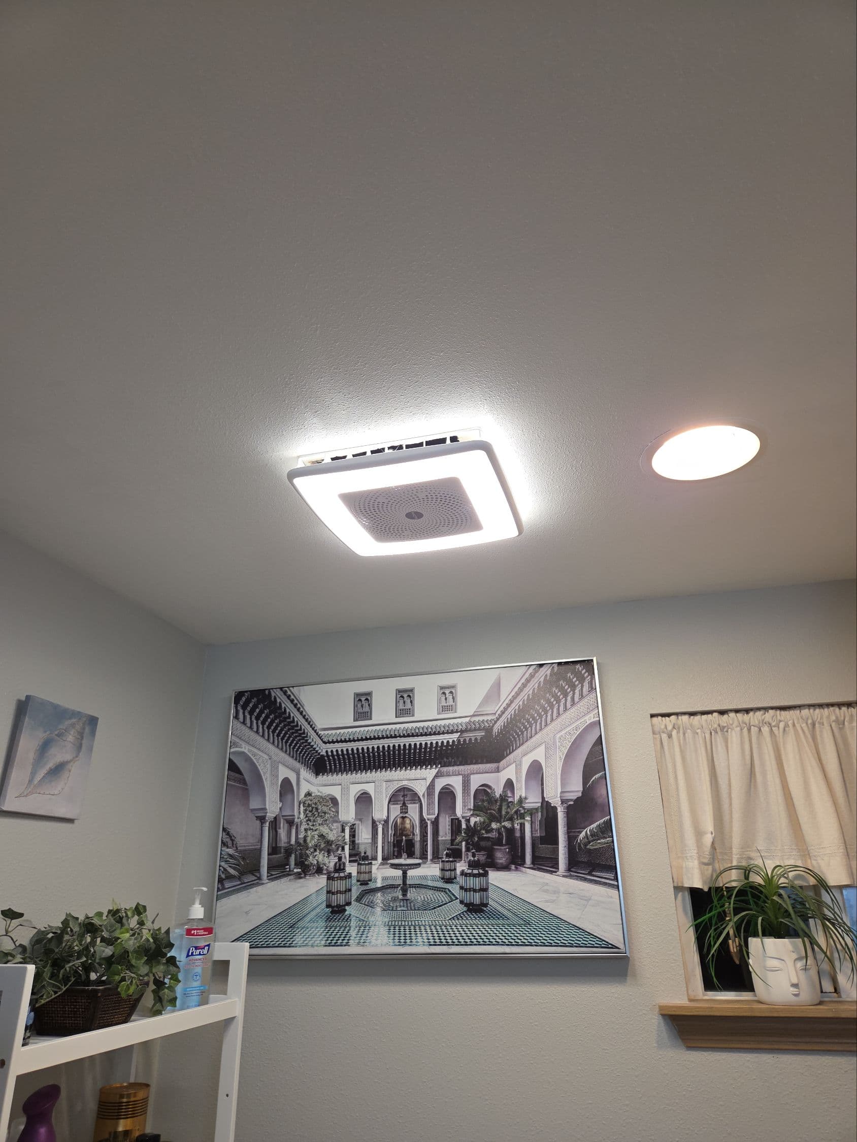 Bathroom exhaust fan installation in Tacoma home