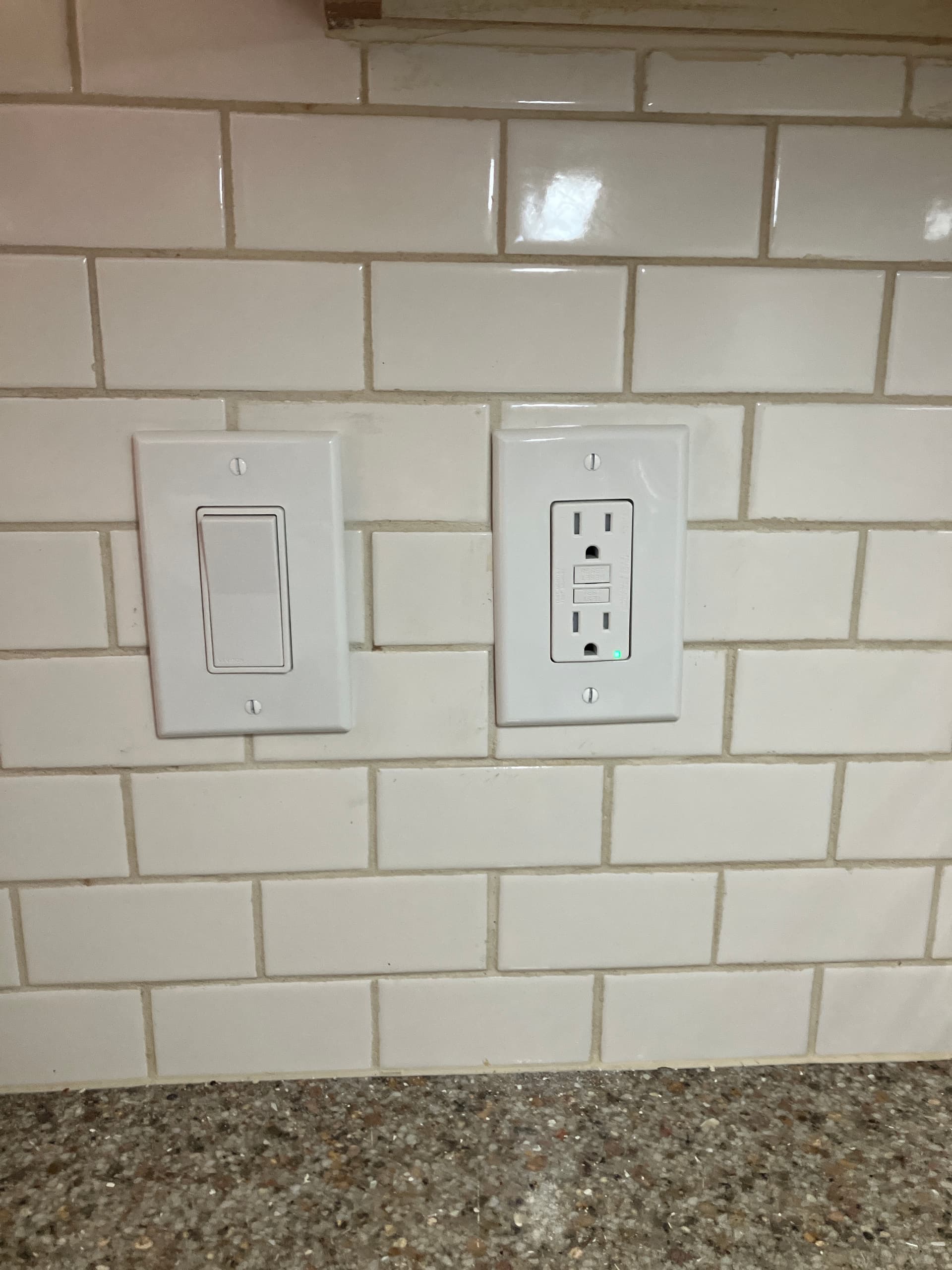 GFCI outlet installation in Tacoma kitchen