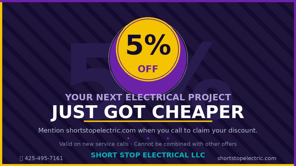 5% Off Your Next Electrical Project