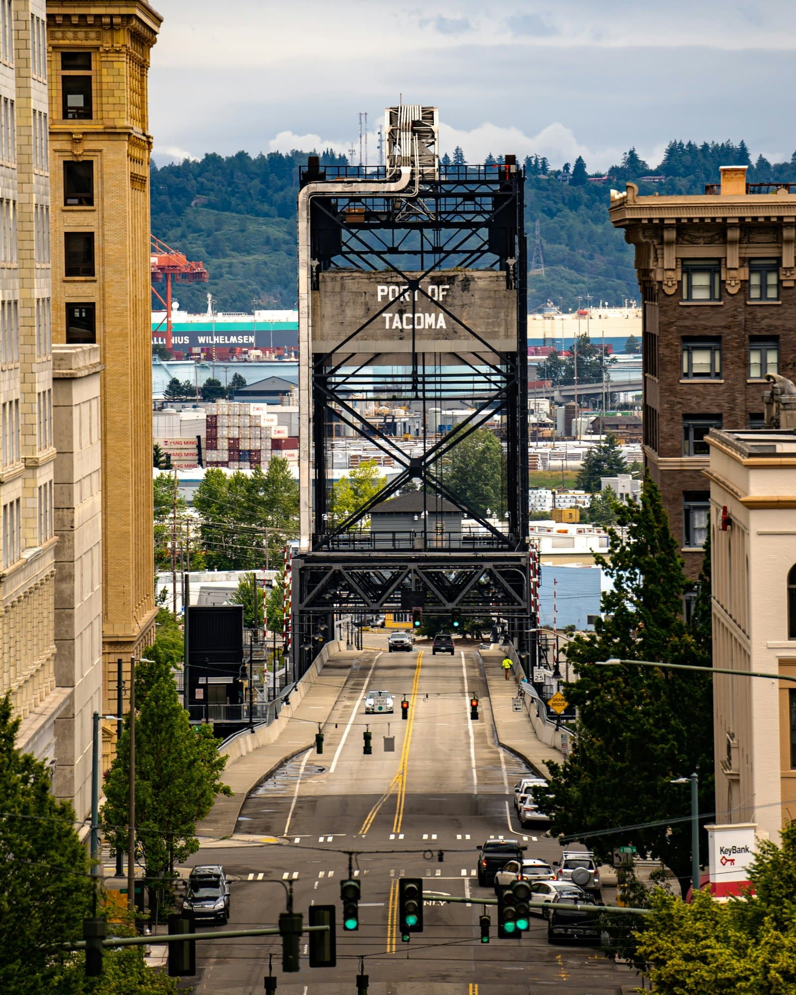 Port of Tacoma downtown street โ Short Stop Electrical serves Pierce County